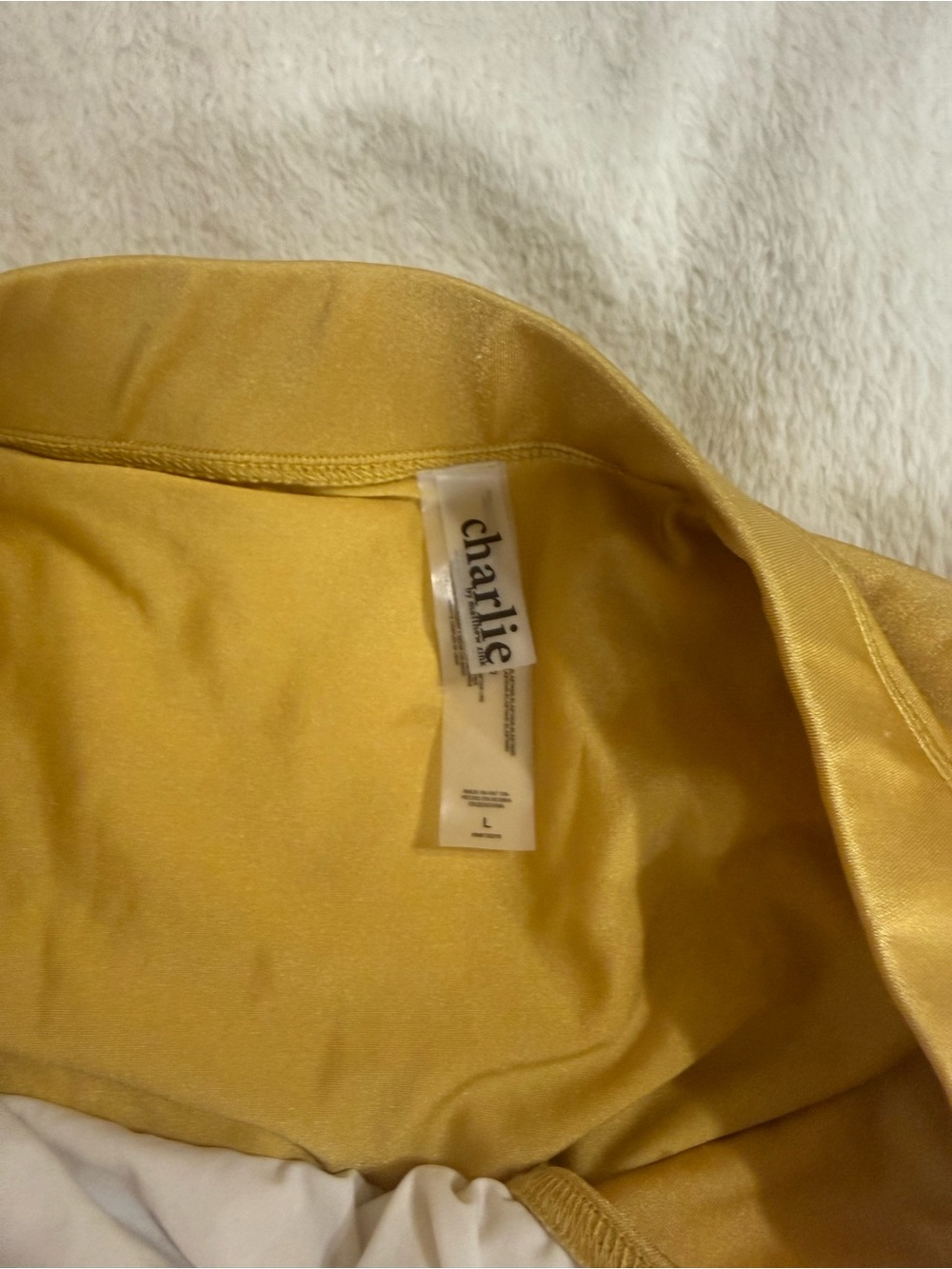 Charlie Men’s Gold Swim Trunks